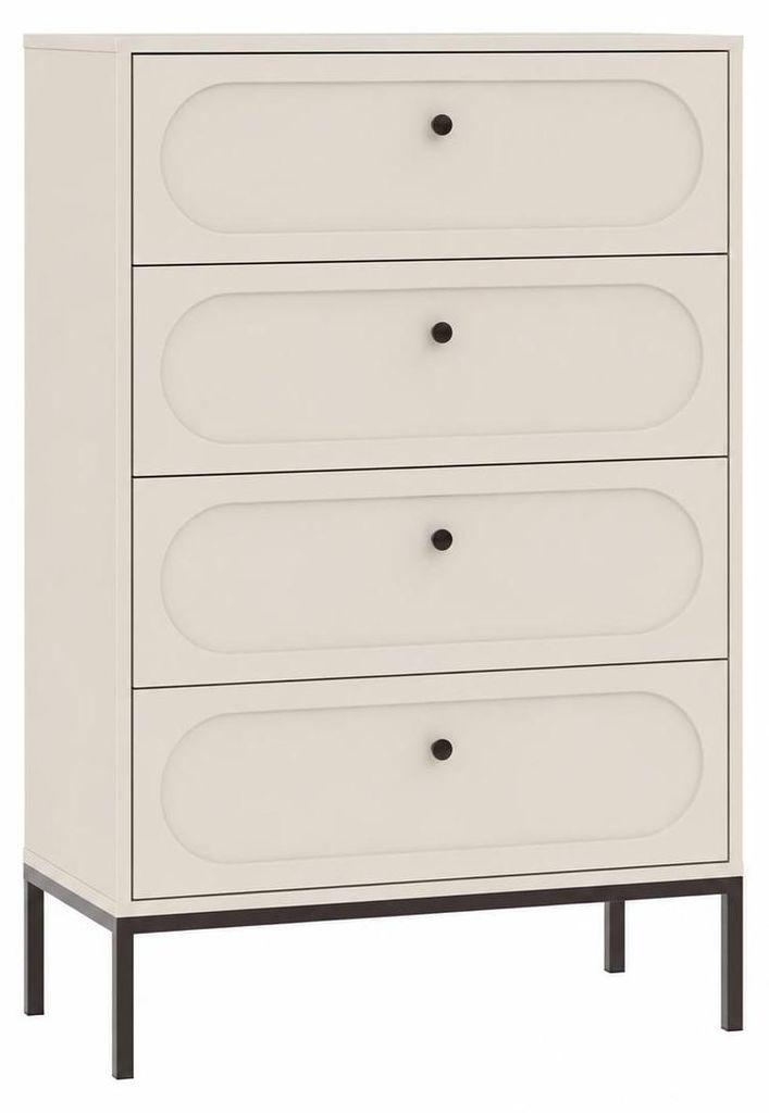 Commode à 4 tiroirs, cachemire, 75,9 x 40 x 115,5 cm Image du produit 