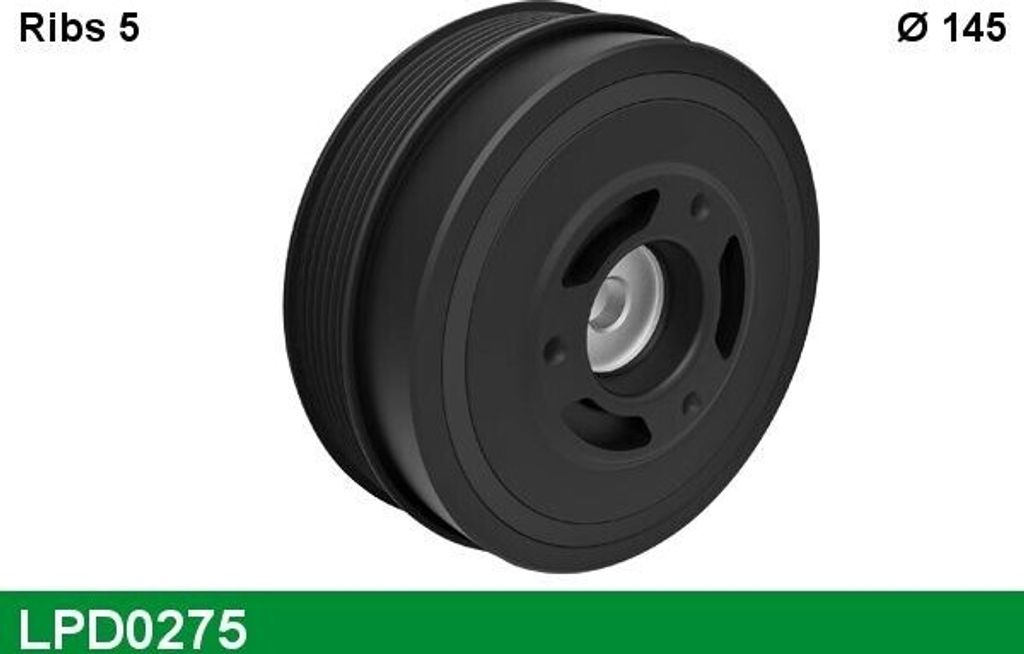 LUCAS LPD0275 Riemenscheibe Kurbelwelle passend für MERCEDES-BENZ C-Klasse Limousine (W204)