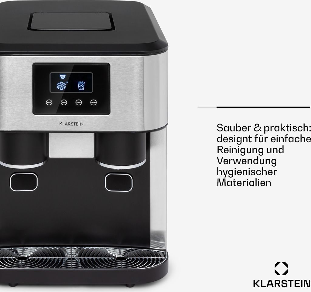 Klarstein Eiswürfelmaschine Klein, 1,8L Eiswürfelbereiter, Produktbild 5