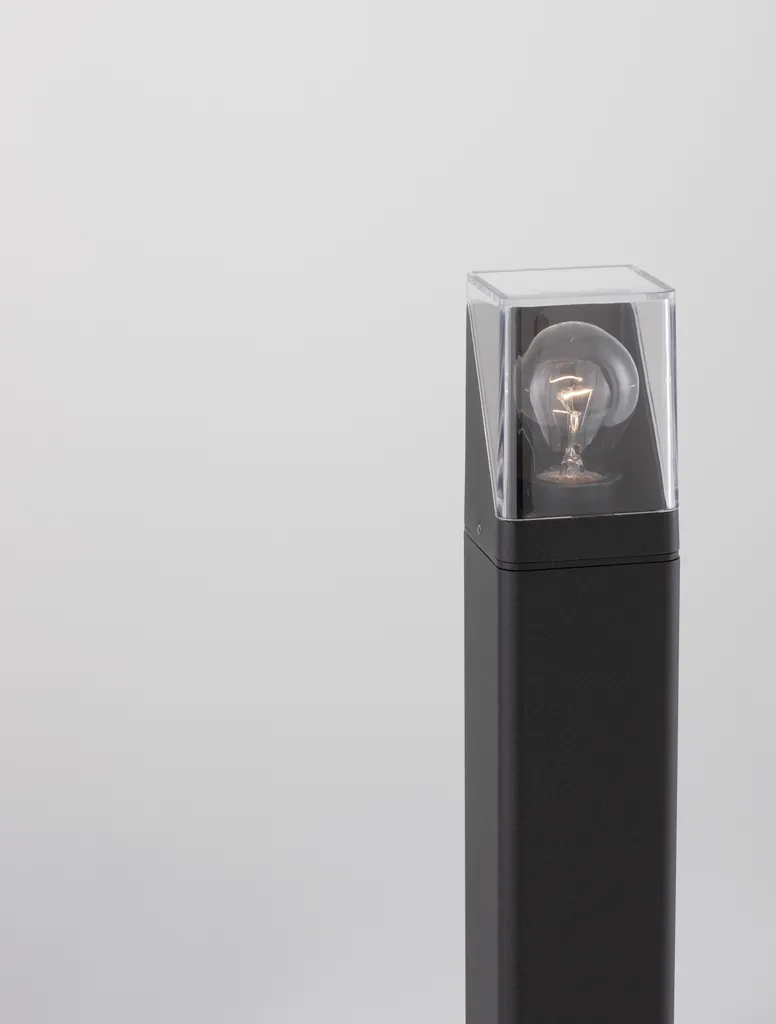 Nova Luce SELENA Lampe d'allée Design Moderne en Aluminium Gris Anthracite