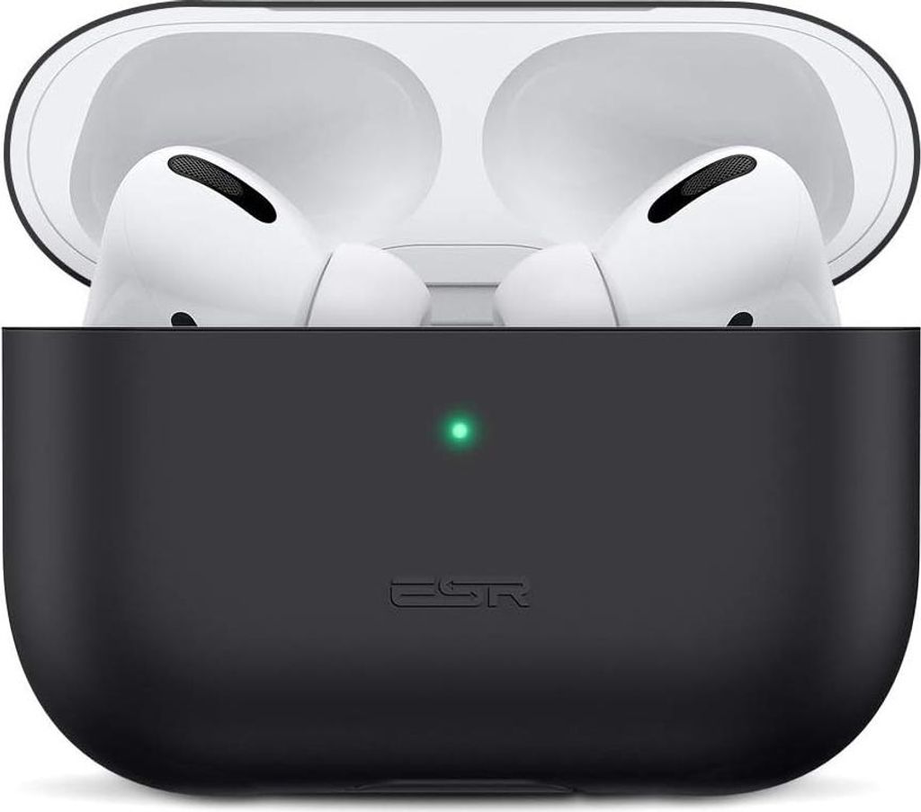 Silikonhülle Für Apple Airpods Pro 2. Generation 2022 Hülle Schwarz Matt Leicht