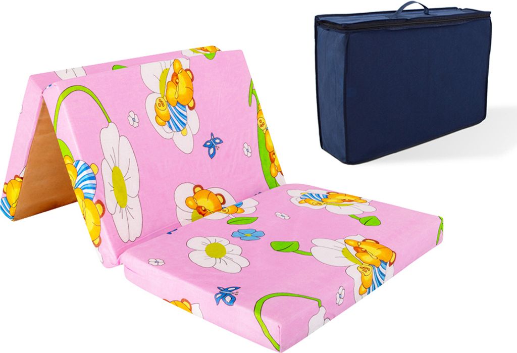 Baby Reisematratze aus hochwertigem Kaltschaum! 60x120 Kinder Reisebett Matratze