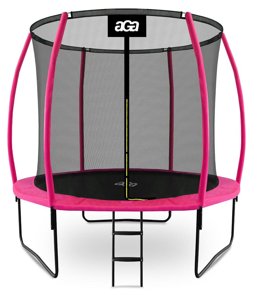 Aga SPORT EXCLUSIVE Trampolino 250 cm Rosa + rete di Immagine del prodotto 
