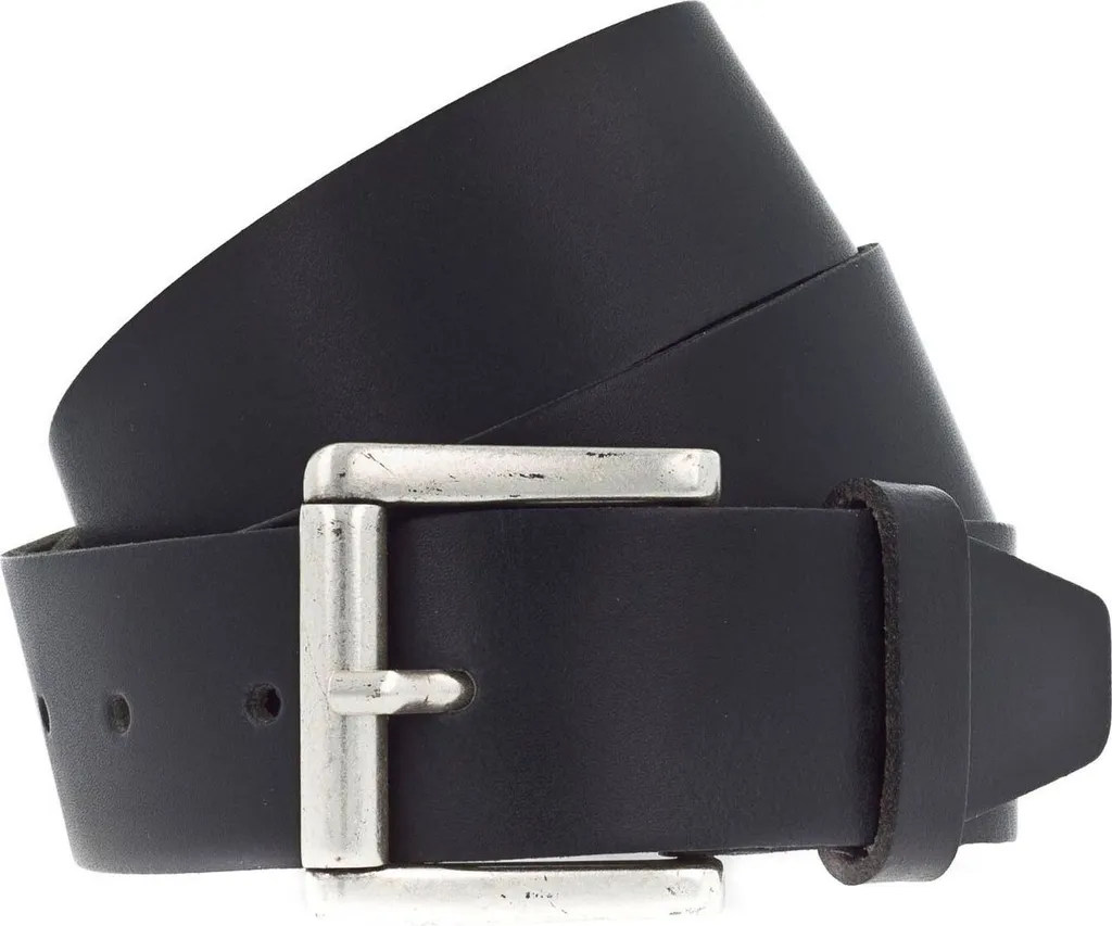 Cintura Vanzetti Pelle 40mm Nero W75 - Lavorazione Artigianale Tedesca