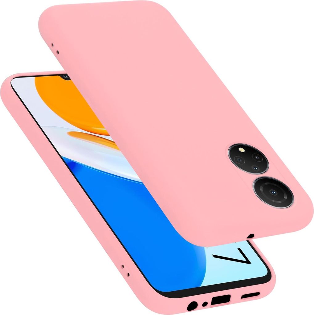 Cadorabo Schutzhülle für Honor X7 Hülle in Rosa Handyhülle Case Cover TPU Etui