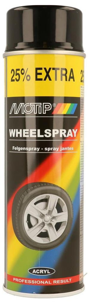 MoTip 04018, Auto, Spray, Felge eines Rads, Schwarz, 500 ml Produktbild 