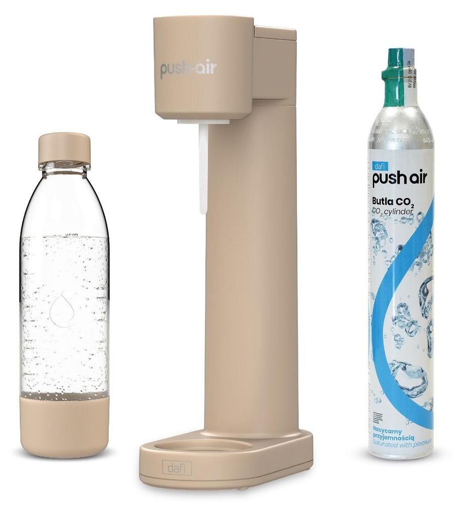 PUSHAIR saturator do wody Dafi cappuccino + nabój CO2 + Zdjęcie produktu 