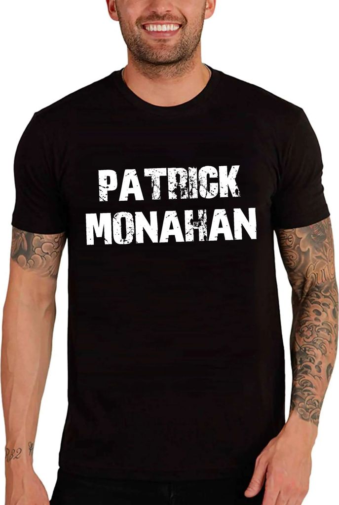 Herren Grafik T-Shirt Patrick Monahan Öko-Verantwortlich Vintage Jahrgang Kurzarm Lustige Druck Geburtstag Geschenk Mann