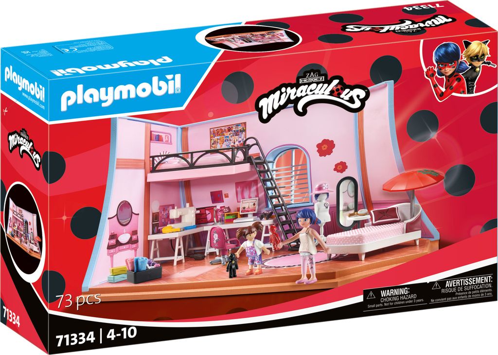 PLAYMOBIL Miraculous 71334 Miraculous: Marinettes Loft