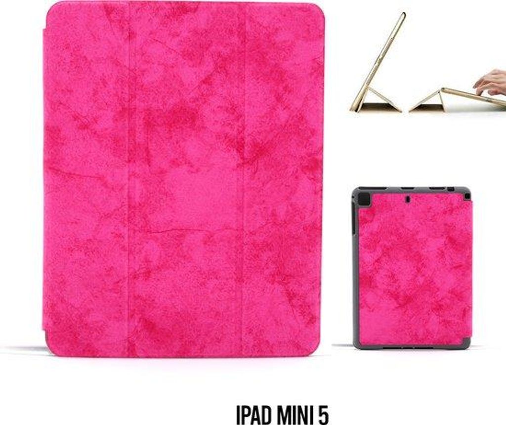 Étui intelligent rose vif pour Apple iPad Mini 5 - Image du produit 