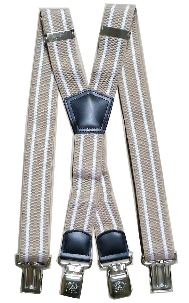 Hosentraeger X From breit  gestreift camel Produktbild 
