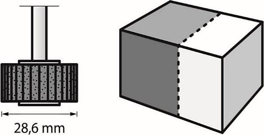 Schleiffächer 9,5 mm