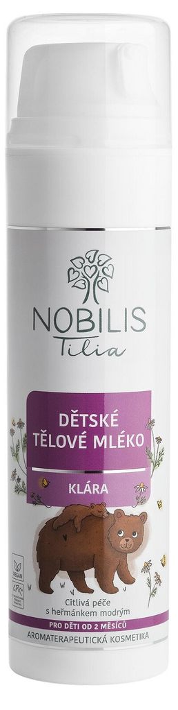 Nobilis Tilia Kinderkörpermilch Klára 200 ml Produktbild 