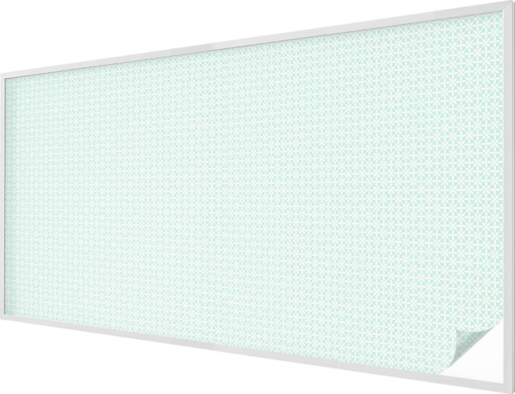 Buntglas Fensterfolie – 200x100 cm – Stained-Glass Design – blickdichte dekorative Sichtschutzfolie – selbstklebend, UV-Schutz – Blumensy...