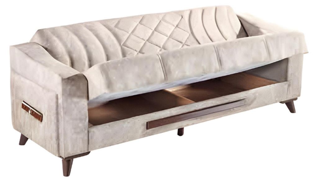 Schlafsofa mit Bettkasten Bettfunktion Klapp Couch Sofa Schlafcouch Sofas