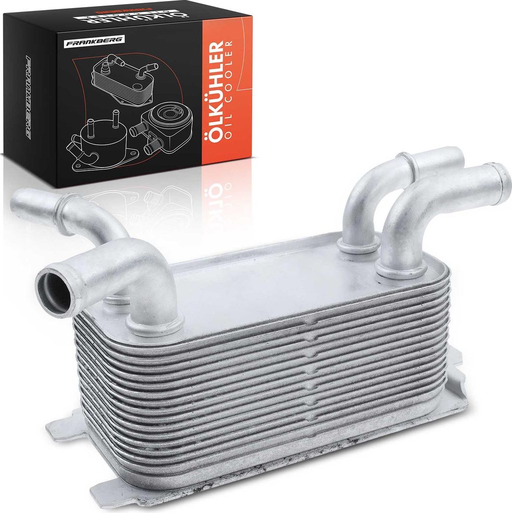 Frankberg 1x Ölkühler Motoröl für Volvo C30 533 S40 II 544 V50 MW Ford Focus II T5 D5 2.4L 2.5L