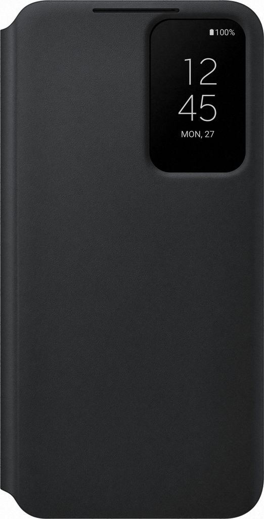 Samsung Clear View Cover Galaxy S22 schwarz Produktbild 