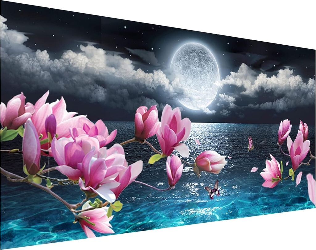 Diamond Painting,5D Diamant Bilder, Erwachsene Groß Mond Produktbild 1