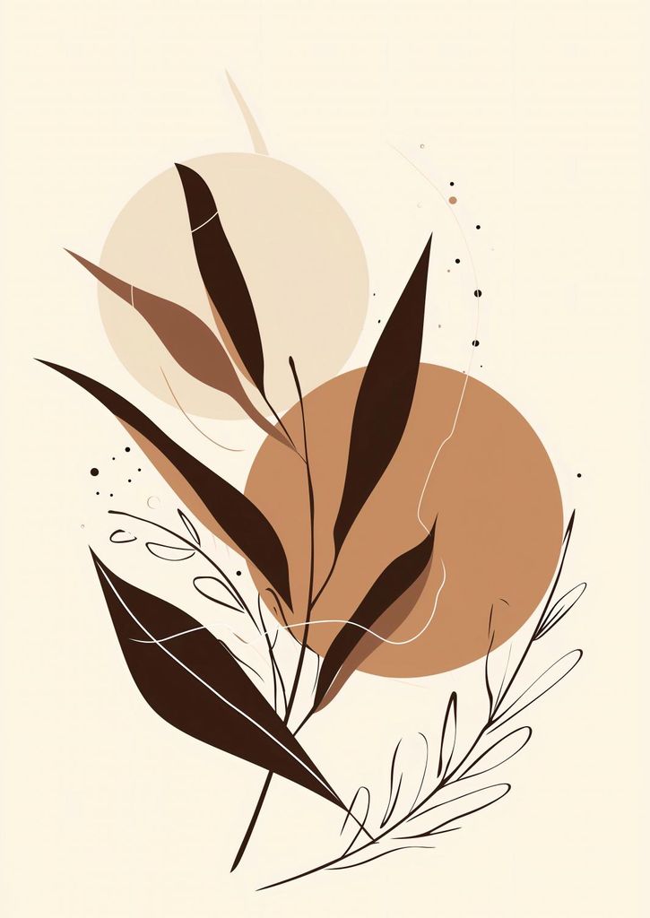 Plakat 29,7x42cm Herbstgeflüster