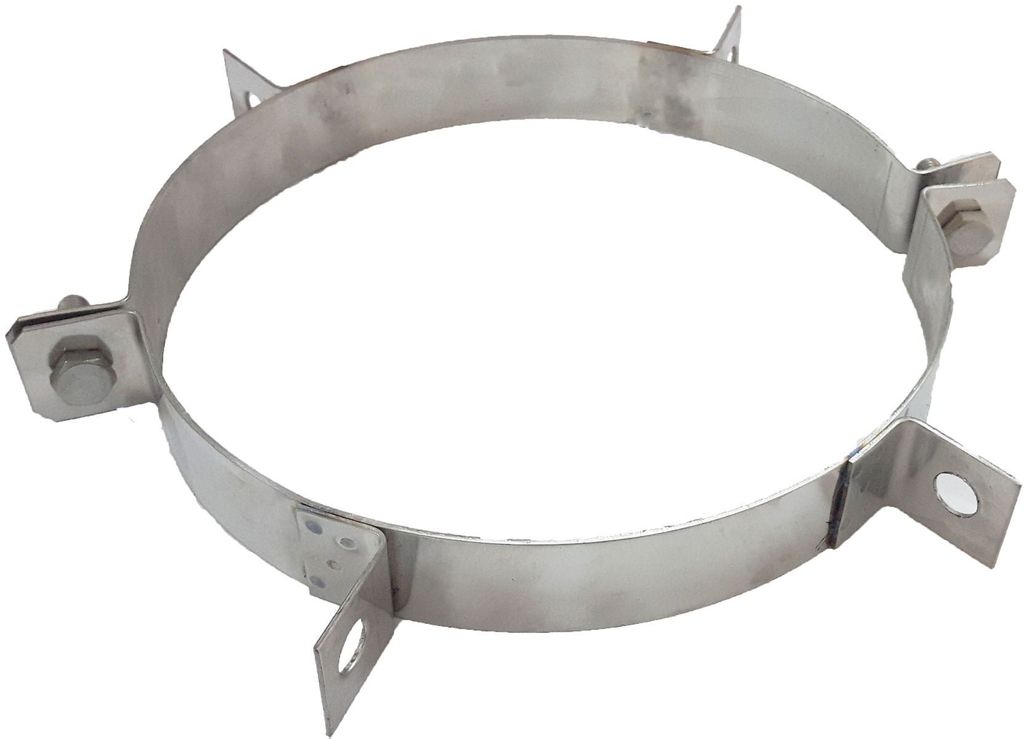 Robuster Kabelbinderkragen aus Edelstahl - Durchmesser 220 mm