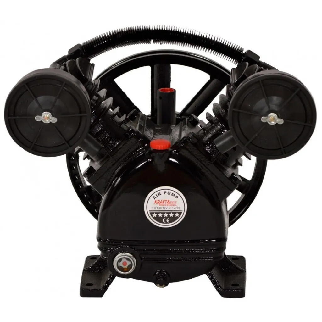 Compresseur 2 Pistons 2,2 kW Kraft&Dele KD1402 avec Cylindre en Fonte