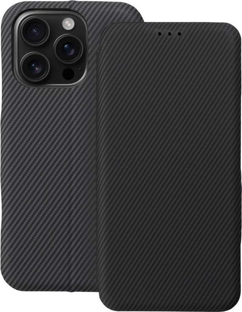 Flip case passend für iPhone 16 PRO Folio Side Magnet gray