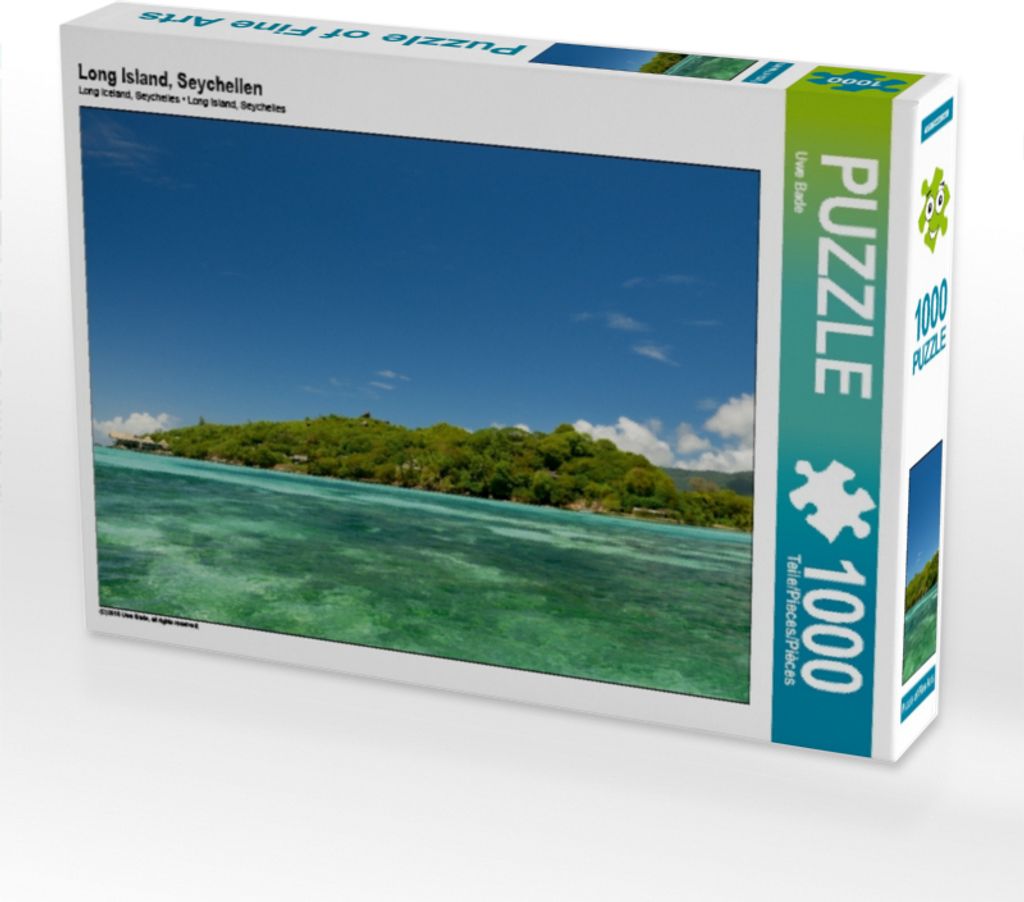 Calvendo Long Island, Seychellen 1000 Teile Puzzle quer Produktbild 