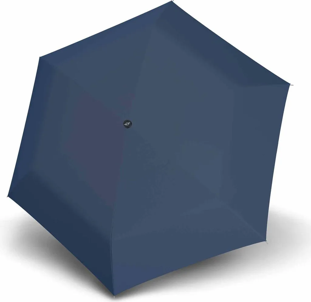 Knirps Mini Duomatic Sunset Navy: Ombrello Tascabile Antivento Alta Qualità