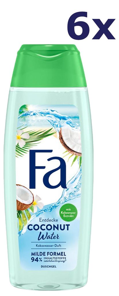 6x Fa Duschgel – Kokoswasser 250 ml Produktbild 