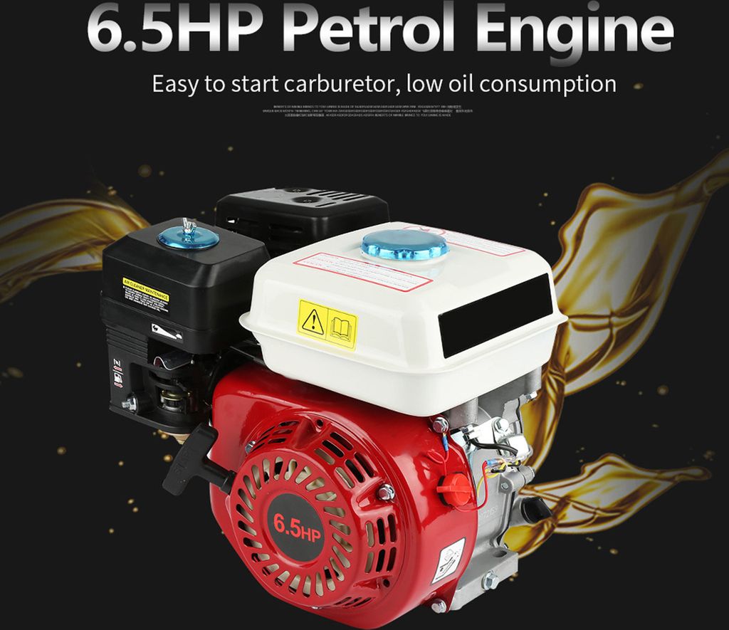 168F Benzinmotor 4-Takt 6,5 PS 4,8 kW ,Standmotor Kartmotor Produktbild 6