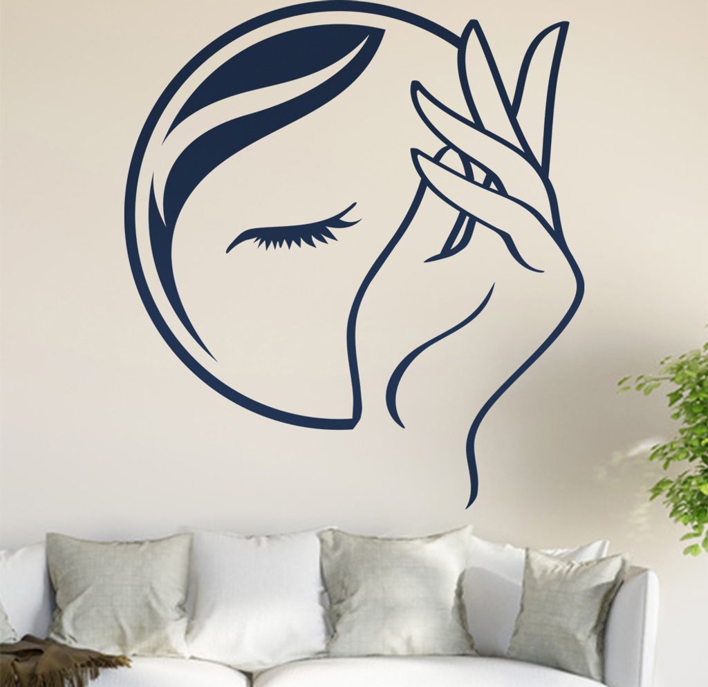 Beauty Style Wandtattoo in 6 Größen - Wandaufkleber Wall Sticker - Dekoration, Küche, Wohnzimmer, Schlafzimmer, Badezimmer