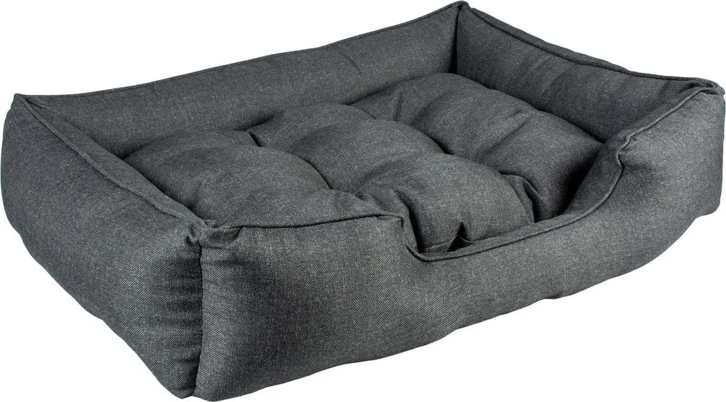 Lit pour chien Duvo+ Duratex gris foncé L : résiste aux griffures