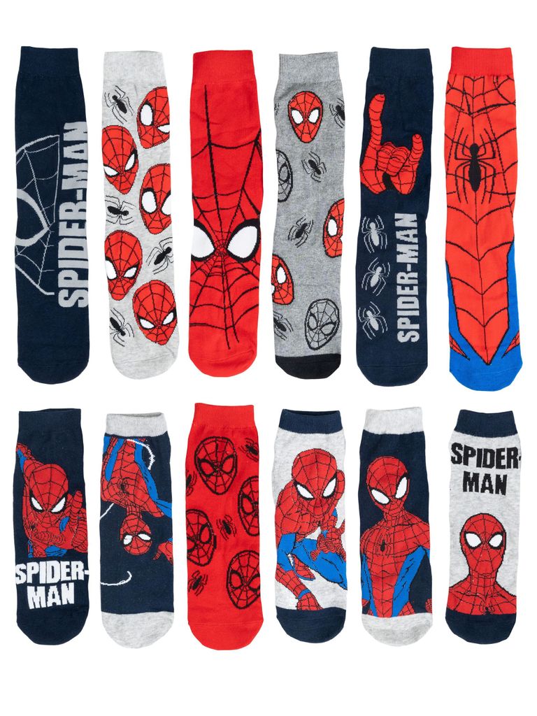 Marvel Spiderman Adventskalender mit 12 Paar Socken Größe Produktbild 4