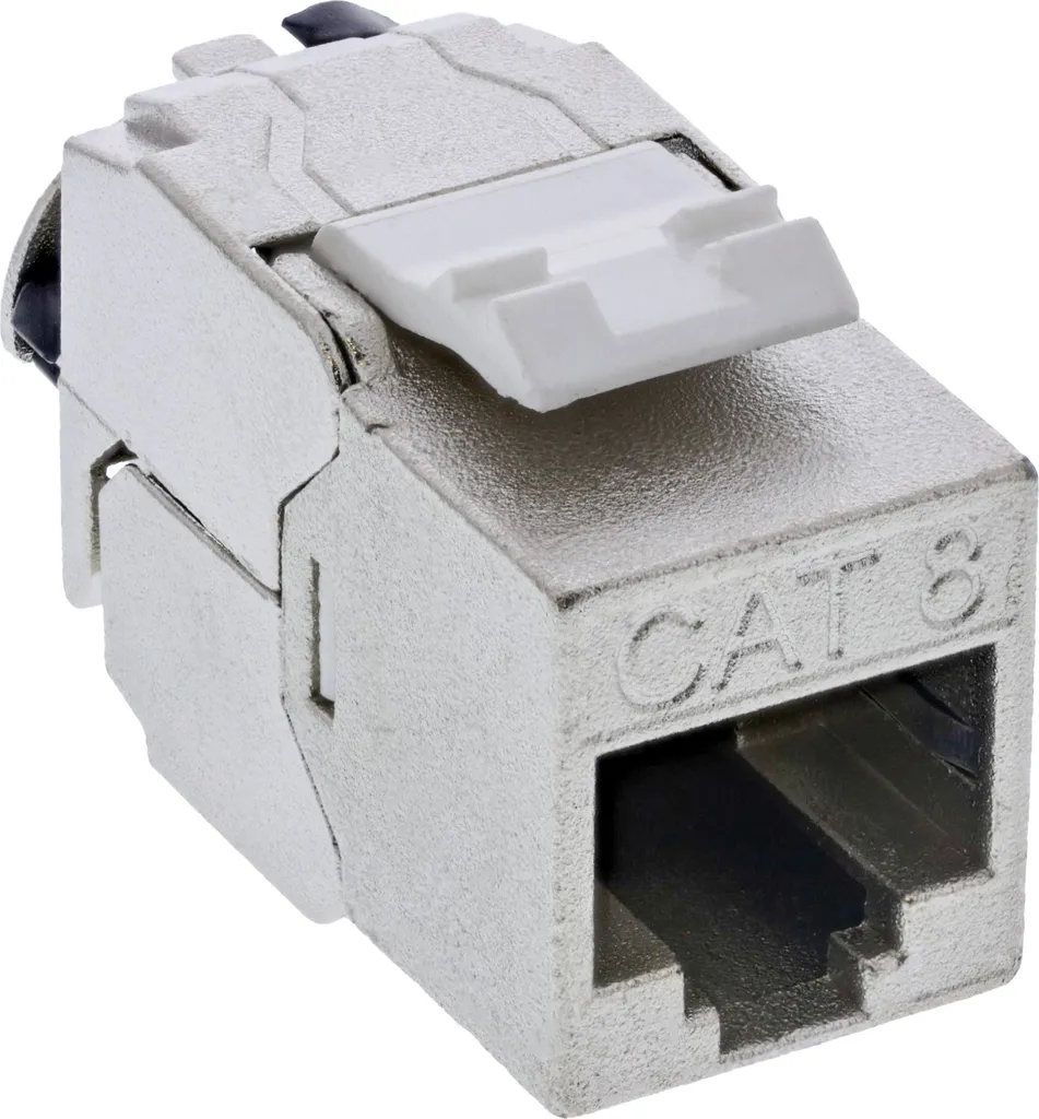 Module RJ45 Cat.8.1 Keystone Slim pour réseau domestique ultra rapide