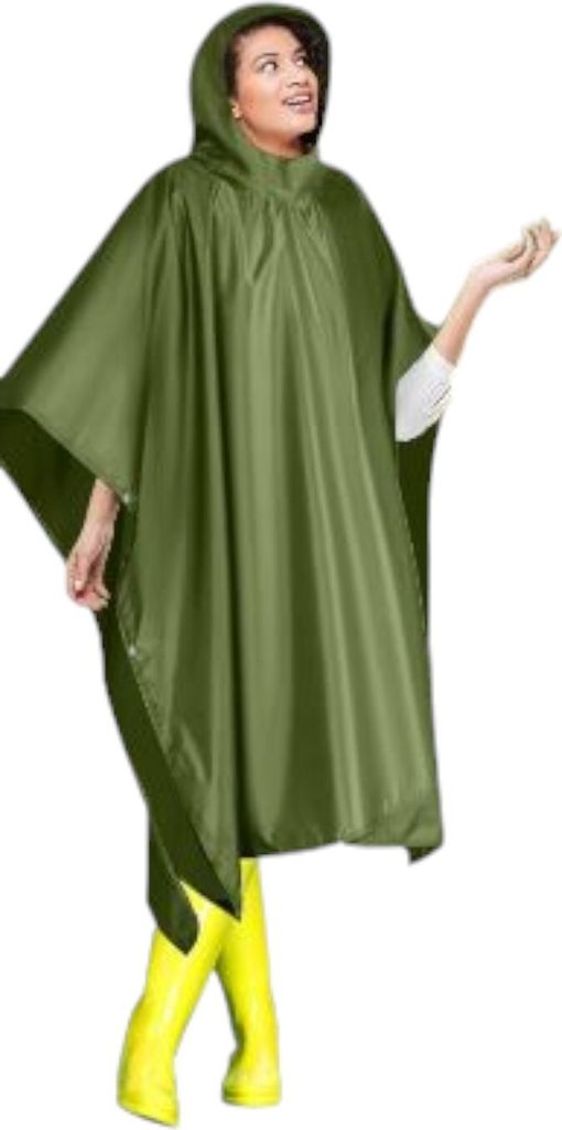 Regenponcho mit Kaputze Regenschutz für Wanderungen Produktbild 