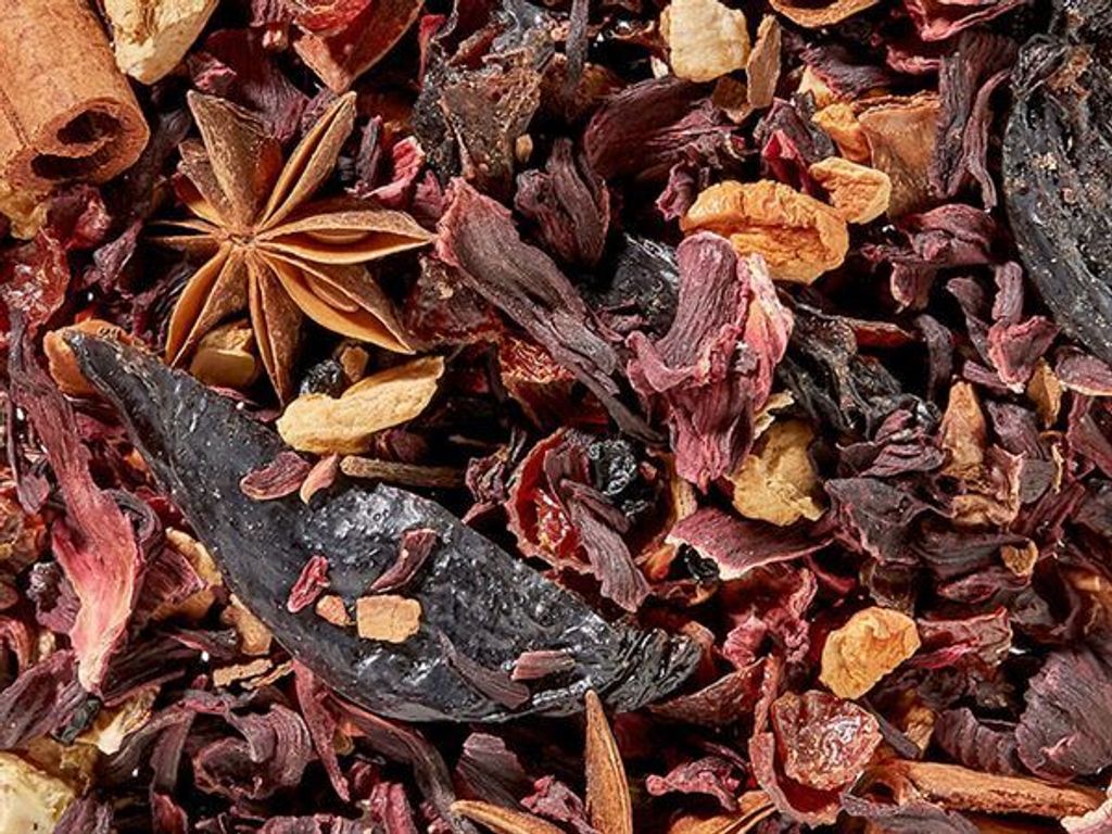 Früchteteemischung Plum & Spice Pflaume-Baharat-Note aromatisiert