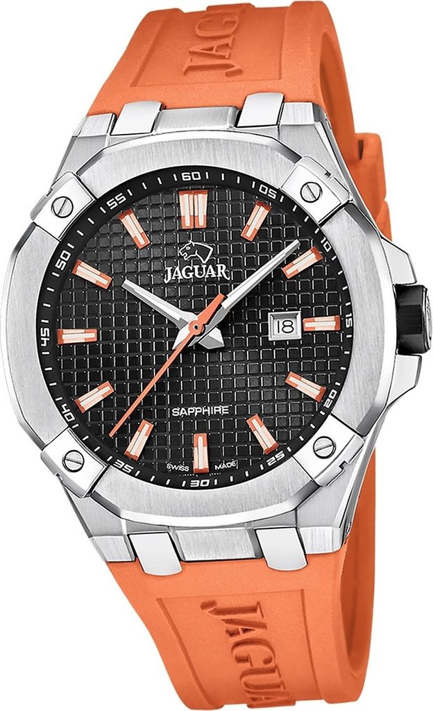 Jaguar Herren Uhr Silikonarmband orange D2UJ1010/1