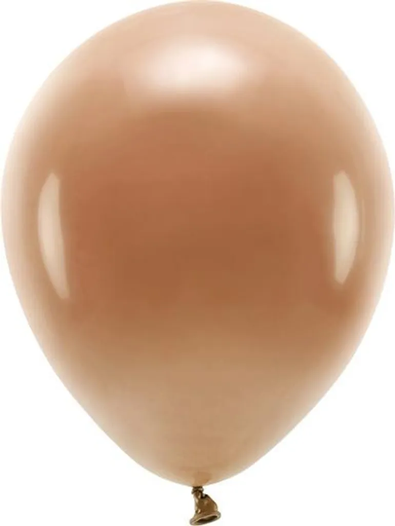 100 Ballons Eco Marron Clair 30cm biodégradables pour décoration fête
