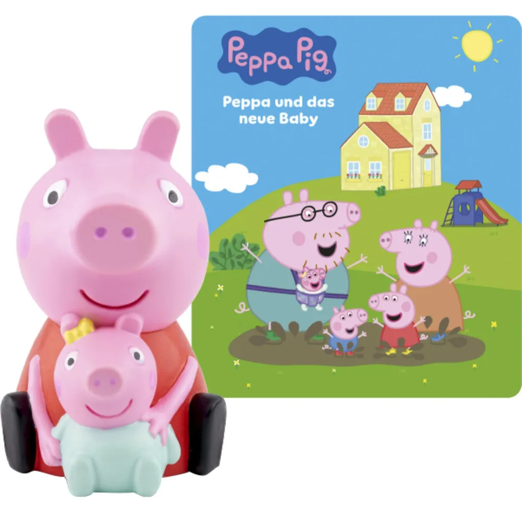 Tonies Peppa Pig Peppa et le nouveau bébé figurine audio NFC pour Toniebox