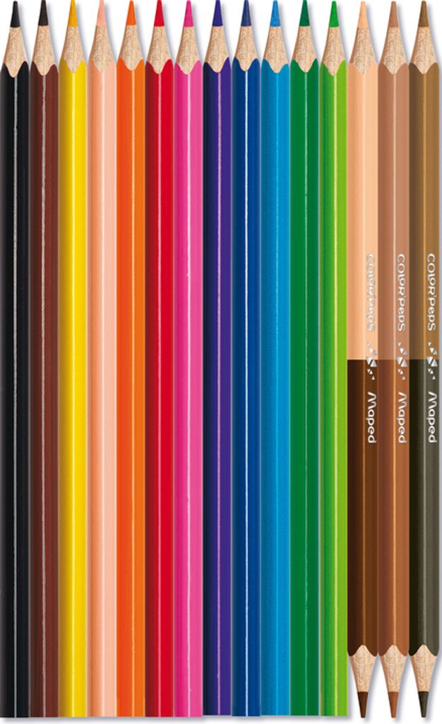 MAPED M832071 Astuccio per matite colorate Color'Peps World Immagine del prodotto 