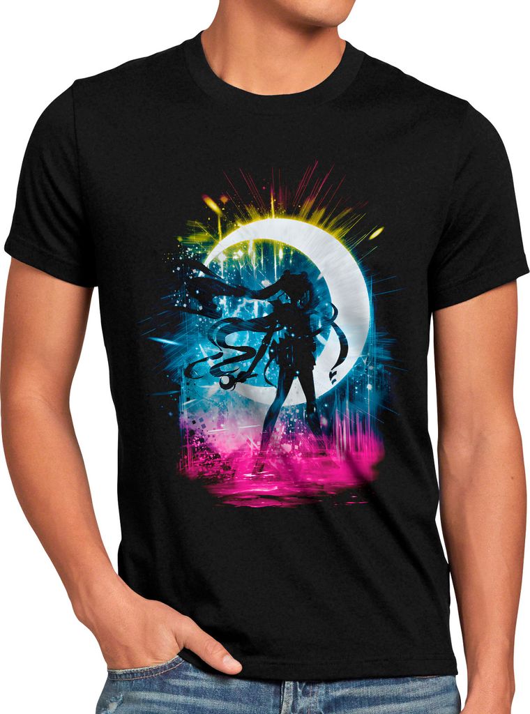 BaumwolleCloud Sailor Storm Herren T-Shirt anime manga cosplay crystal