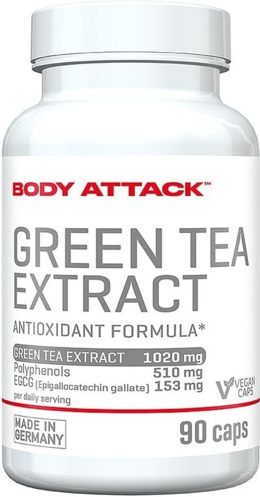 Body Attack Green Tea Extract - 90 Kapseln Produktbild 