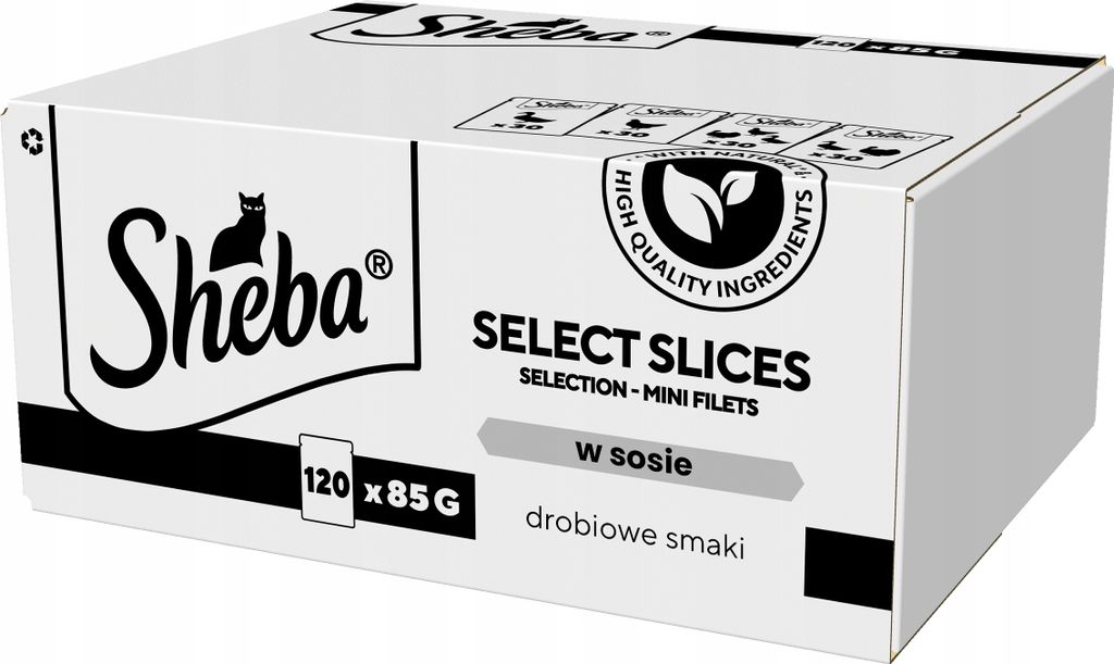 SHEBA Select Slices Poultry flavors - nassfutter für Katzen Produktbild 