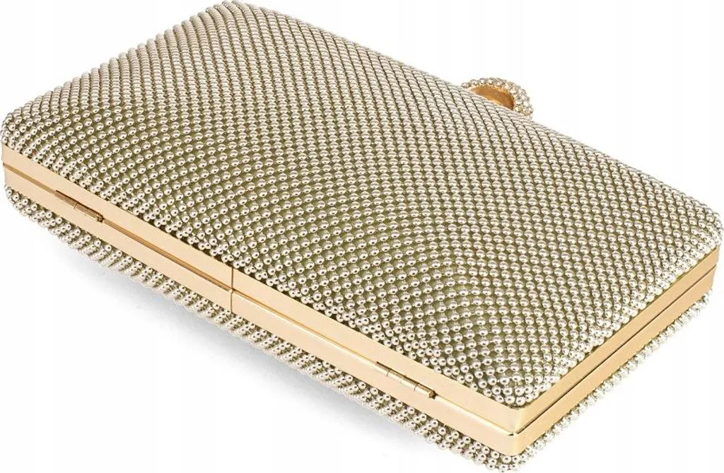 Pochette de Soirée Rigide sur Chaîne - Design Box Luxe pour Réception
