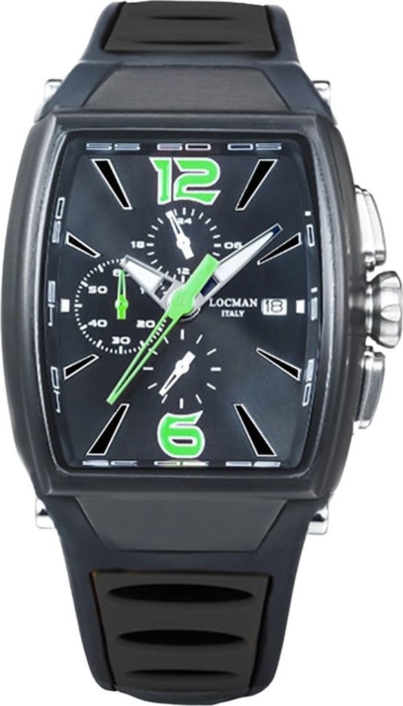 Locman - Armbanduhr - Herren - Chronograph - Quarz - Tremila - 0550K01S-BKBKGRSK