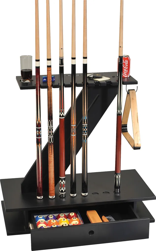 Buffalo Billard Queue Stand Z - Porte-queues de billard pour 8 queues