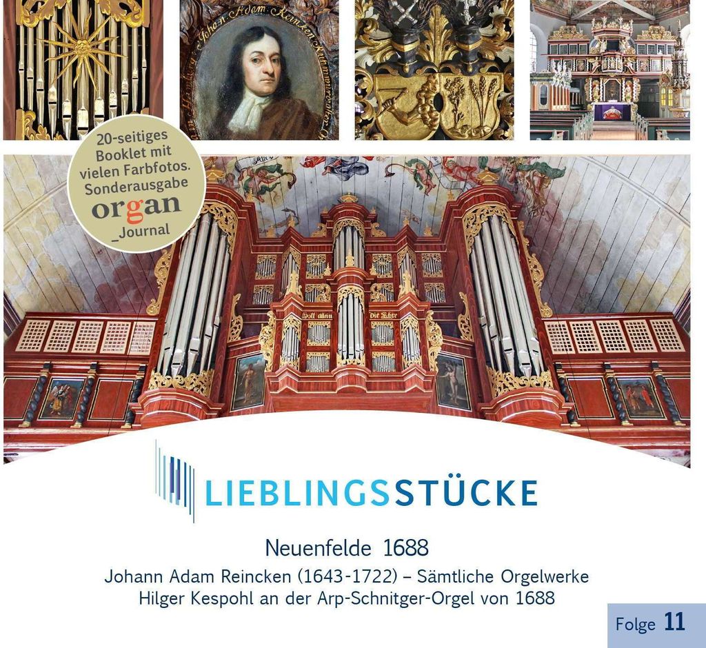 Johann Adam Reincken (1643-1722): Lieblingsstücke Folge 11 - Neuenfelde 1688 - - (CD / L)
