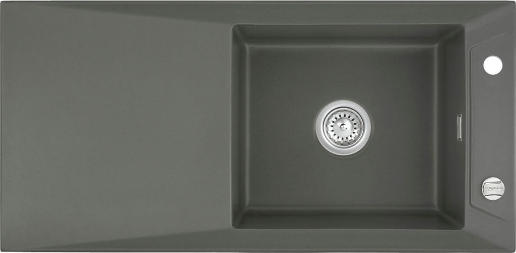 KeraDomo Spüle SIRO 100 LAVA mit Excenterbedienung Produktbild 
