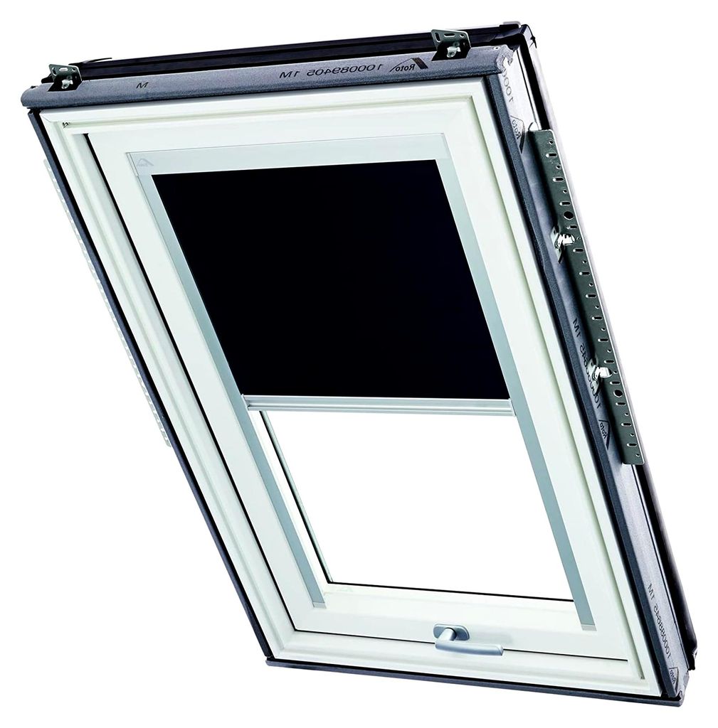 Verdunkelungsrollo - Nahezu vollständige Verdunkelung - Führungsschiene Silber - Für Dachfenster Baureihe Designo R6/R8, i8 und Classic 64/84 - ...