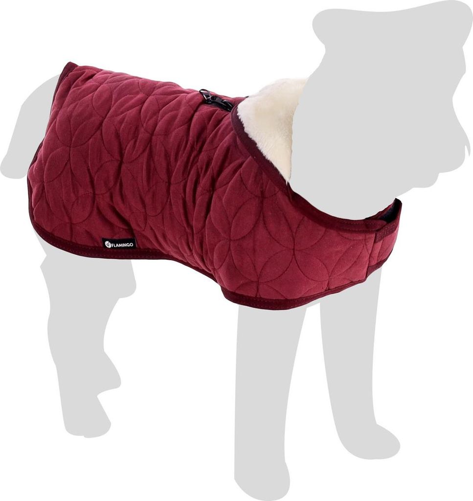 Flamingo Wintermantel Koda bordeaux, Rückenlänge: 55 cm